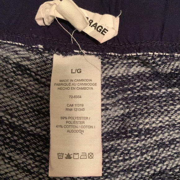 2 for $15 bundle Garage knitted pants with cuffs side pockets drawstring - Picture 4 of 6